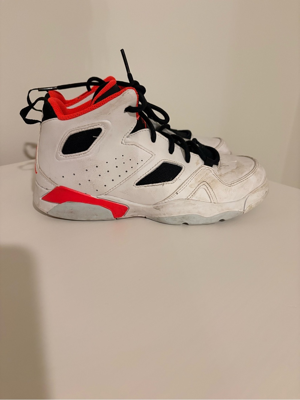 Nike Jordan Sneakers with Red and Black Accents